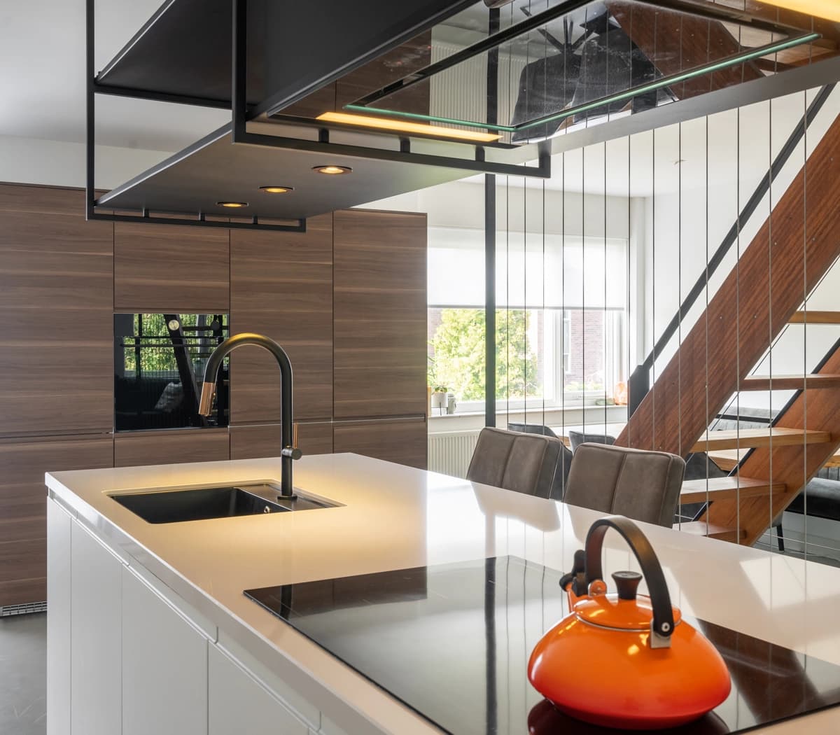 Stalen keukenrek op maat