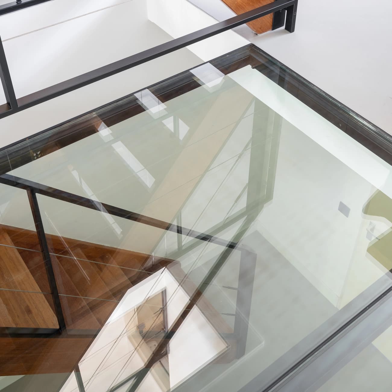 Beloopbaar glas van Metaal Art